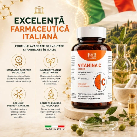 Vitamina C 1000 mg RegenVital Longevity Complex+180 Capsule Softgel | F&B Pharma