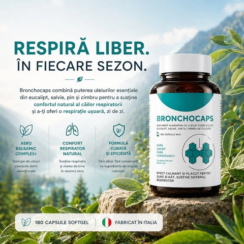 Bronchocaps Resp. Defense 180 Capsule Softgel | F&B Pharma