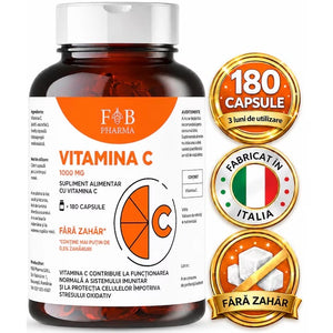 Vitamina C 1000 mg RegenVital Longevity Complex+180 Capsule Softgel